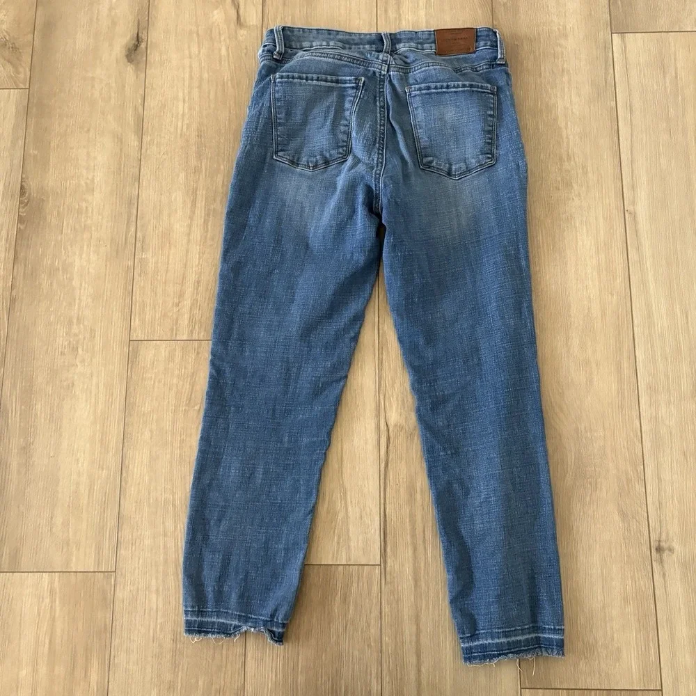 Lucky Brand Women's Hayden Crop Jeans Size 6 / 28 Mid Rise Blue Stretch Denim